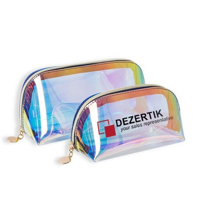 Holographic Travel Makeup Bag