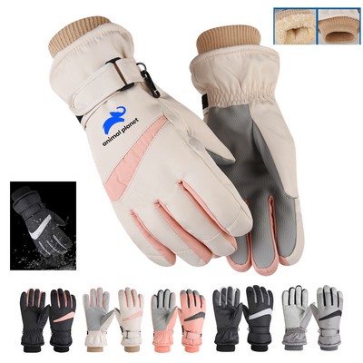 Winter Warm Waterproof Ski Gloves