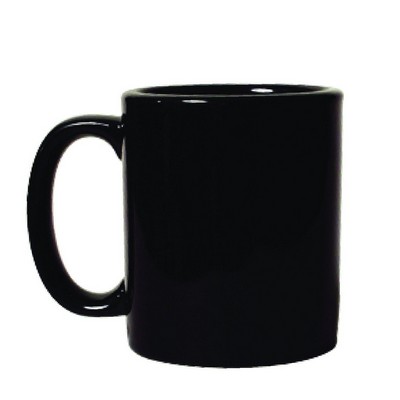 C-Handle Black Mug 11 oz