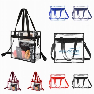 Stadium Approved PVC Tote Shoulder Bag