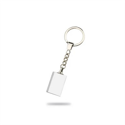 Rectangular Crystal Key Chain