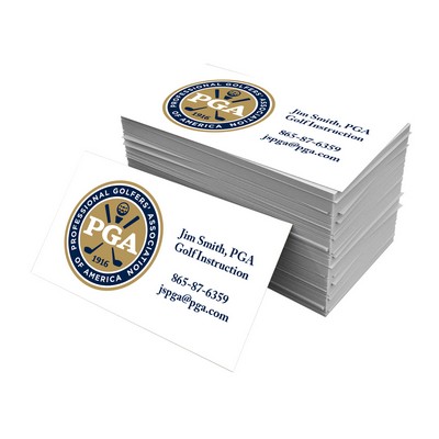 Business Cards - 14pt Full Color Front - Gloss Coating - Size 2" x 3.5"