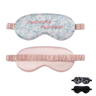 Full Color Sublimation Satin Eye Mask Elastic Strap MOQ100