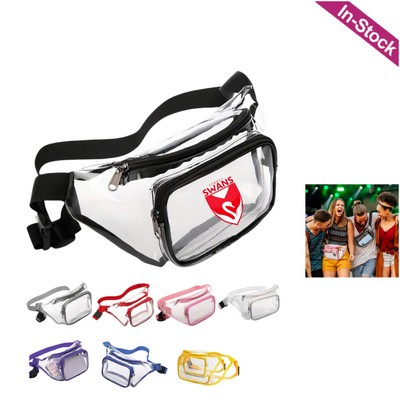 Clear Fanny Pack Stadium Approved Waist Bag