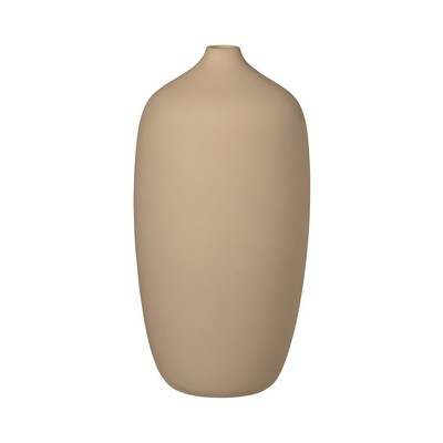 blomus Ceola Nomad Beige Ceramic Vase