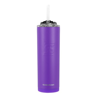 Ice Shaker Skinny Tumbler - Purple - 20oz