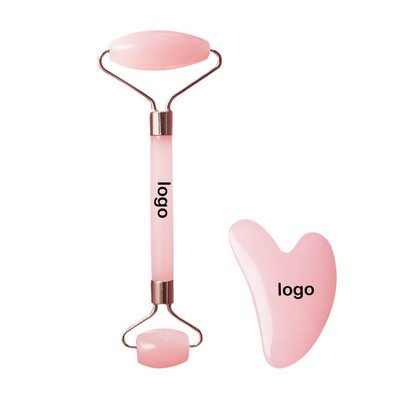 Face Massager With Rollers And Massage Stones