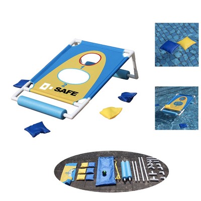 Dual-Purpose Floating Cornhole Game Board Set