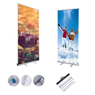 Custom Retractable Banner Stand 33" x 79"