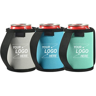 Neoprene Can Cooler with Handle Grip