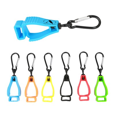 Safety Glove Clip with Carabiner