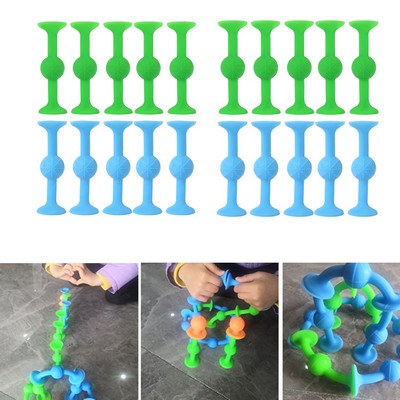 18 Pack Silicone Suction Cup Toy Darts