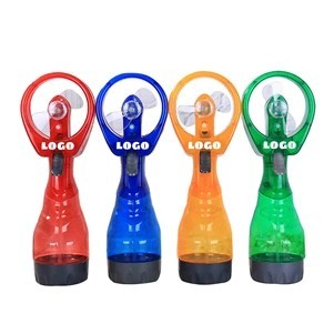 Plastic Spray Water Handheld Battery Powered Misting Fan