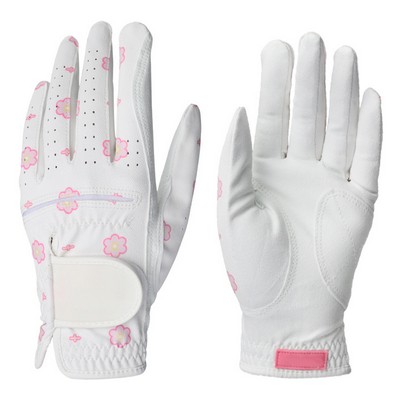 Full Color Lambskin Non-Slip Golf Gloves