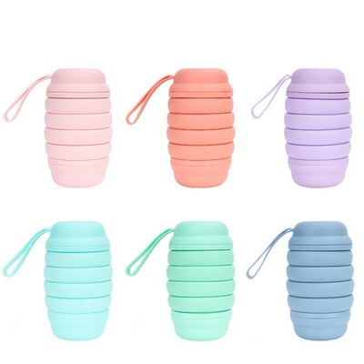 Large Capacity Silicone Folding Water Bottle