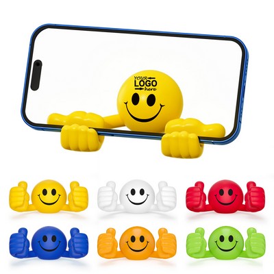 Thumbs-Up Smiley Face Phone Stand