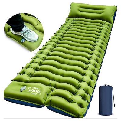 Ultralight Camping Sleeping Pad with Built-in Pillow