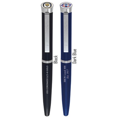 Executive Color Pen - Garland® USA Made Executive Rollerball Pen | Chrome Accents