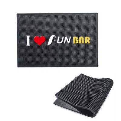 Custom Size PVC Bar Mat Heavy Duty Non Slip Counter Mat Service Mat