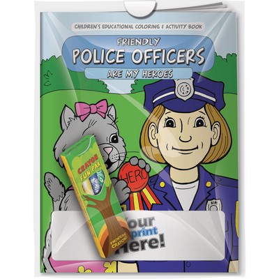 Combo Pack - CB1024 Coloring Book & 4-Pack of Crayons in a Poly Bag