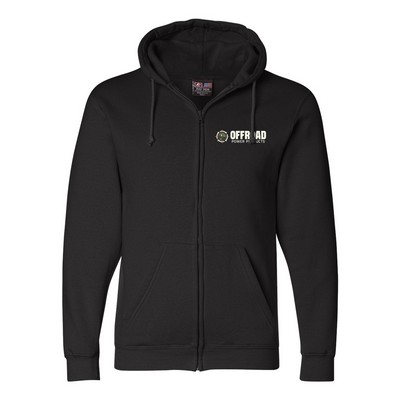 Bayside USA-Made Full-Zip Hooded Sweatshirt