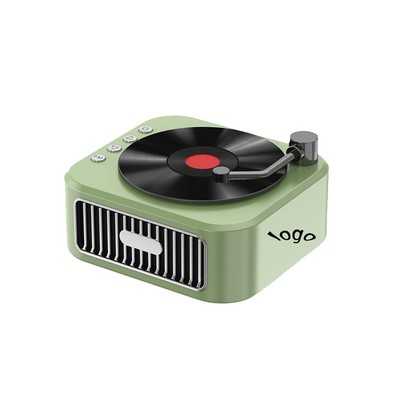 Retro Record Player Bluetooth Speaker