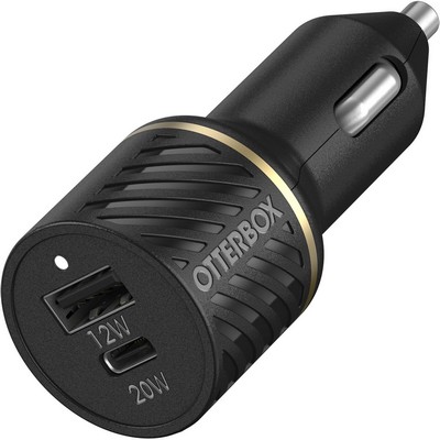 Otterbox Premium USB-C + USB-A Dual Port 32W Car Charger