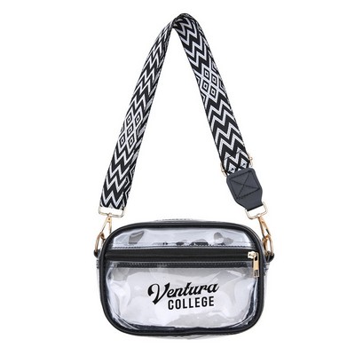 Clear PVC Transparent Crossbody Shoulder Bag