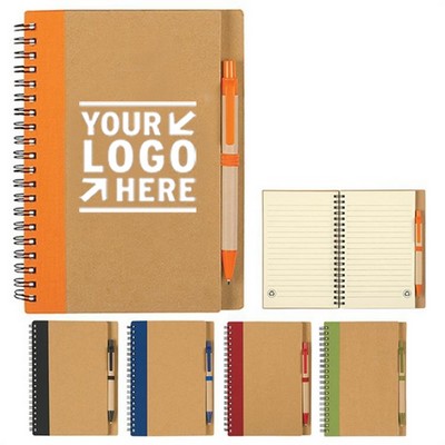 Spiral Notebook & Pen Set