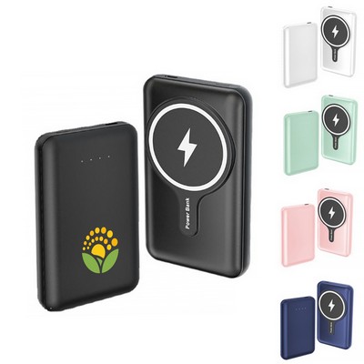 5000 Mah Magnetic Wireless Power Bank