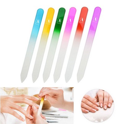 Double-Sided Etched Surface Glass Nail File