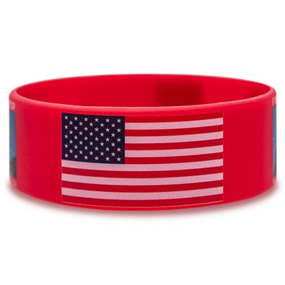 1 Inch Full Color Printed Wristbands