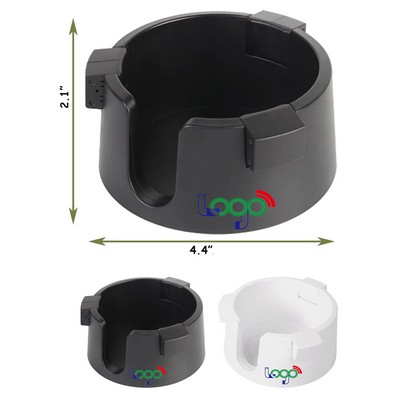 Desk Cup Holder Drink Holder with Anti-Slip Adjustable Non-Tipping Table Coaster Cup Holder