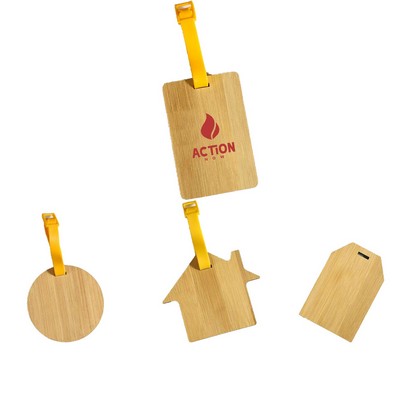 Bamboo Luggage Tag