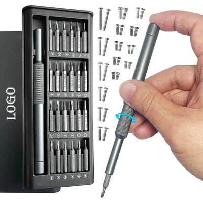 25-in-1 Small Magnetic Precision Screwdriver Set