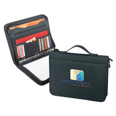 Zipper Binder Padded Portfolio