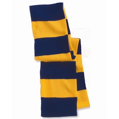 Sportsman™ Rugby Striped Knit Scarf (69"x7 ¼")