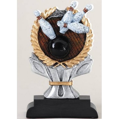 Ric Resin Impact Series Bowling Trophy - 6"