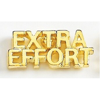 Extra Effort Marken Design Quick Ship Cast Lapel Pin (Up to 3/4")