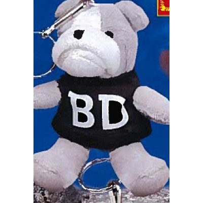 4" Key Chain Pals™ Stuffed Bulldog