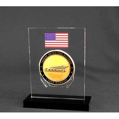 Coinlock Coin Display/ Award (up to 15 square inches)