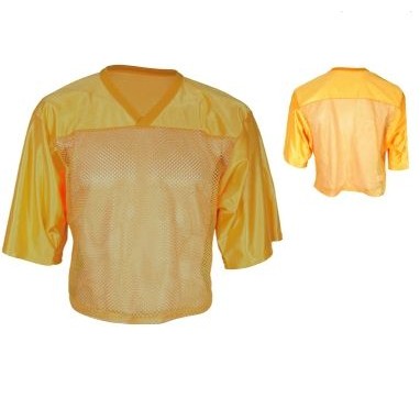 Adult Dazzle Cloth/Porthole Mesh Waist Length Football Jersey Shirt