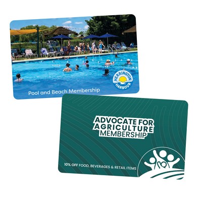 Lightweight Plastic Cards - Digitally Printed