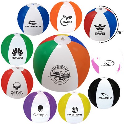 Popular ! 18" Large Delightful & Fun Inflatable Beach Ball