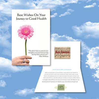 Cloud Nine Oncology/Relaxation Music Download Greeting Card - FD83 Musical Sea/SPAD06 Art of Relax