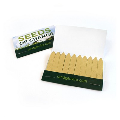 1-Sided Large 20 Match Wildflower Seed Paper Matchbook