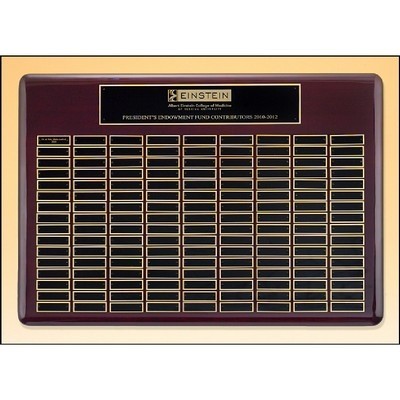 Rosewood Perpetual 12 Plate Plaque (9" x 12")