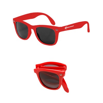 Union Printd - Foldable Sunglasses with 1-Color Logo