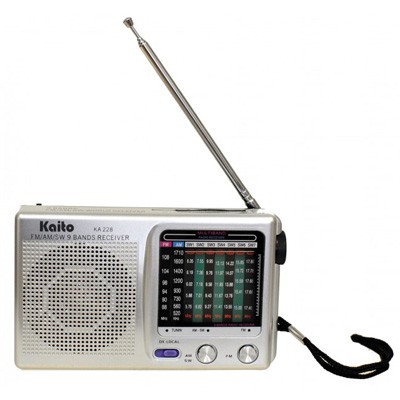 Kaito KA228 Pocket-Size 9-Band AM/FM Shortwave Radio