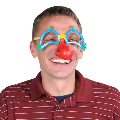 Clown Glasses With Nose